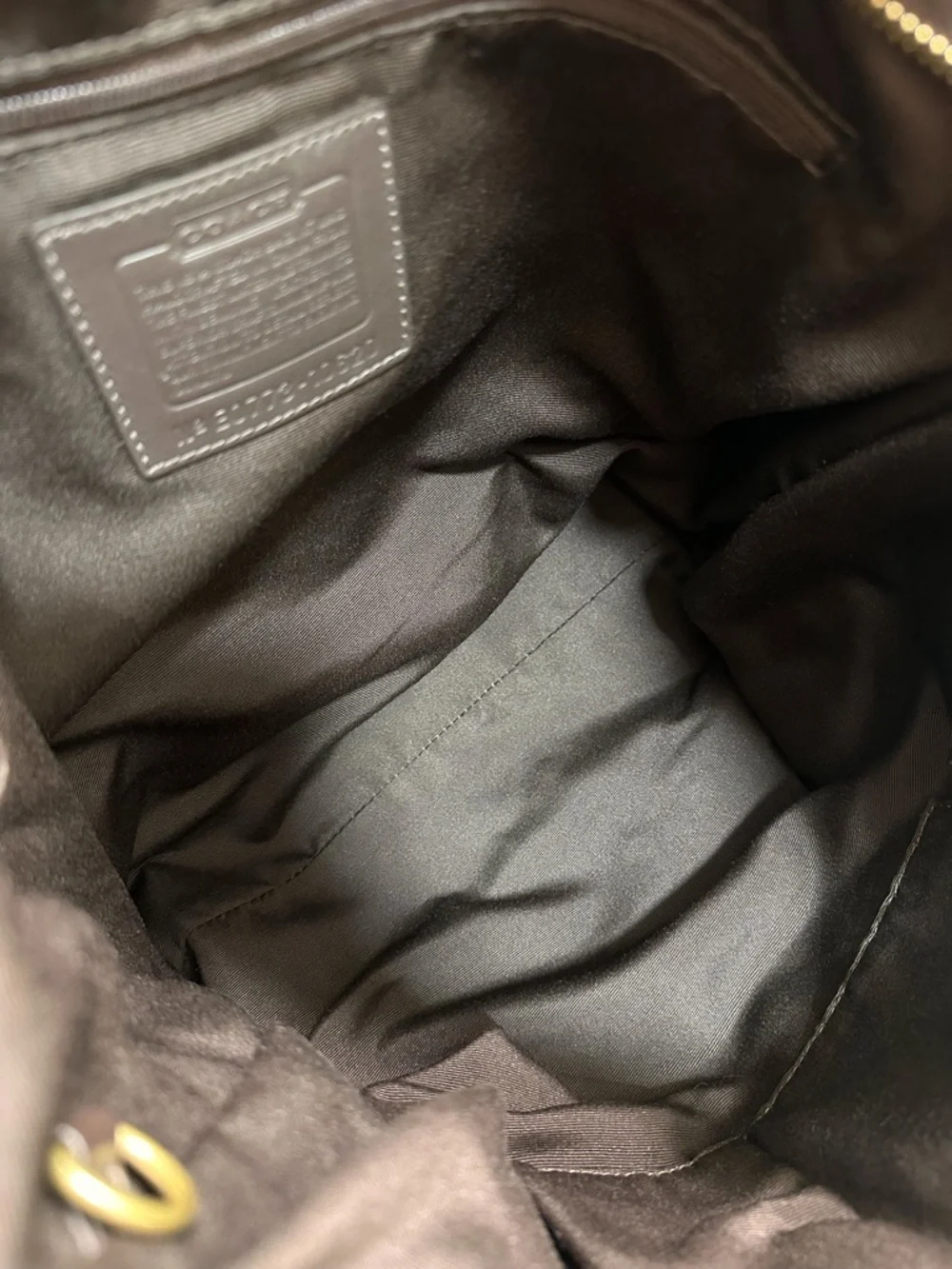 Coach Carly Large Hobo Bag Chocolate Signature Jacquard Mahogany NWOT